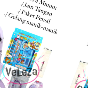 Tas Ransel Anak Perempuan Sekolah SD Model Sanrio & Aksesoris