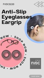 FVDC ROUND ANTI-SLIP EYEGLASSES EAR GRIP EYE GLASSES RETAINER PROVIDE COMFORT SOFT SILICONE MINI ROUND TYPE FOR ADDED COMFORT ON EYEGLASSES GLASSES SUNGLASSES EYEWEAR READING GLASSES SPECTACLES SUITABLE FOR ADULTS MEN AND WOMEN AND KIDS