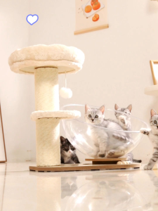 [SG]🚚 Cat Climbing Frame Space Capsule Sisal Column Cat Nest Scratching Pole Multi-Layer Cat Scratch Board Cat Tree