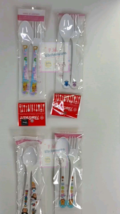 ช้อนส้อม 6.25นิ้ว เมลามีนแท้เกรดเอ ลายการ์ตูนลิขสิทธิ์ ยี่ห้อ Flowerware