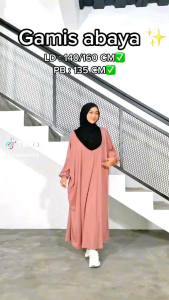 Abaya Turki Terbaru 2023 Longdress Wanita Dewasa Baju Muslim Bahan Adem Lembut