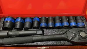 bộ tuýt 12 chi tiết cần tự động thép đen cao cấp 1/2 bộ đồ ghề sữa