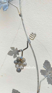 ลอดเลอร์ ลายเหล็ก ดัดสำเร็จรูป AL.28 พวงองุ่น ติดก้านใบคู่