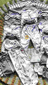 Paket Pakaian Baju Bayi Baru Lahir Lengkap Kwalitas Premium 0-3 Bulan Seri Abu