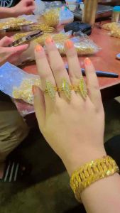 Cincin emas bangkok cop 916 persis ori