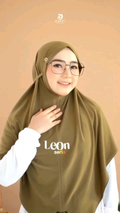 Hijab instan Leona series by Daffi Jilbab syari bergo tali jumbo