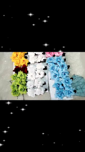 jepit bebek bunga  mawar bangkok /jepit bunga  mawar mini/jepit bebek/jepit kondangan