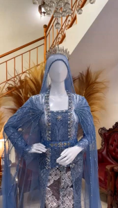 kebaya cantili full Payet | kebaya akad nikah
