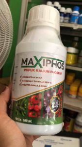 Pupuk Kalium Phospat Cair Maxiphos 500ml Booster Bunga Dan Buah Meningkatkan Hasil Panen