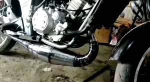 Knalpot Kawasaki Ninja 2tak Poles ORP7 RACING EXHAUST