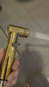 New arrived new product Gold Colour Series Mini Two way tap two way valve➕bidet➕holder➕hose