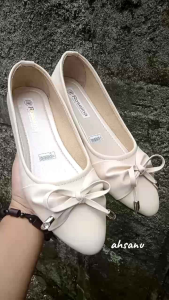 Flatshoes Wanita MAMBA02 Sepatu Cewek Flat Shoes Ballet Kekinian