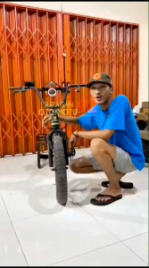 Proji Biled Lampu Variasi Sepeda Depan Tanpa Aki/Aksesoris Sepeda