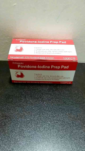 Povidone- Iodine Prep Pad 100s