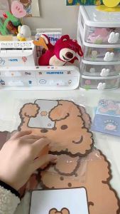 แผ่นรองเม้าส์ ที่รองเมาส์ ลายหมี