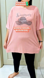 Women Blouse 5XL Plus Size Perempuan Girl Women Casual Big Size.
