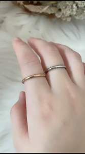 Cincin Polos Ring Titanium Simple Termurah CXB423