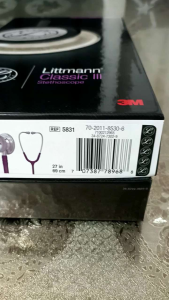 3M Littmann Stethoscope Classic 3 PLUM Regular Finish Chestpiece