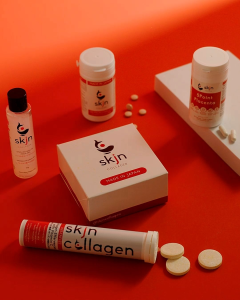 Legit 100% SKJN Collagen 120 Microtablets - Improve Skin Elasticity, Strength, and Moisture | Aqua Gel