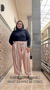 Celana Kulot Super Jumbo 100 Kg Big Size