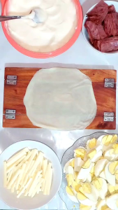 papan lipat adonan kulit risoles risol