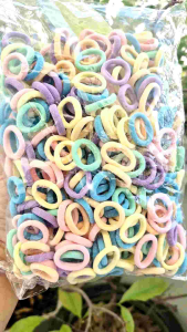 TÚI 500 SỢI BUỘC TÓC VẢI NHỎ CHO BÉ NHIỀU MÀU SẮC