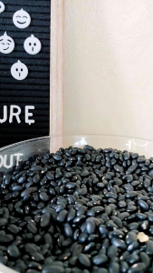 Black Beans & Kitchen Essentials: Uncooked Black Turtle Beans & Whole Mung Bean Cooking Ingredients