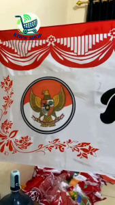 BENDERA GAPURA LESPANG DIRGAHAYU 2 METER