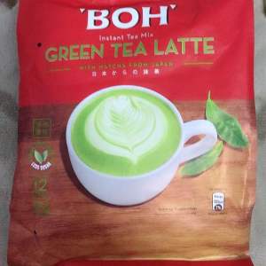 BOH Green Tea Matcha Milk Latte (12sachets) Stevia Leaf Extract