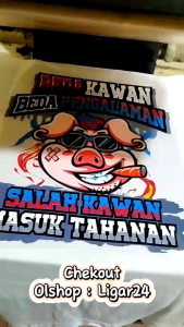 Baju Kaos Beda Kawan & Pengalaman: Tahanan Kaos Dewasa | Ligar24 Tshirt