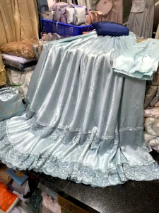 Mukena Yura kalung premium/ mukena cantik/ mukena mewah / mukena sutra embos premium