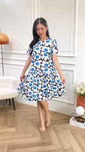 Mommade-เดรสให้นม ชุดให้นม Makko Raffel Dress