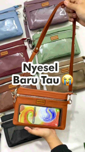 AQILALOVA Medina Tas Dompet HP Wanita 2in1 Touch Screen