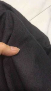 Vải Cotton lụa Hàn quốc màu xám đen co giãn nhẹ (khổ 1m5)may đầm váyquần tây comple thời trang