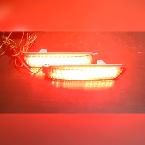 Lampu LED Reflektor Bumper Belakang Nissan Livina 2013-2018 Strobo