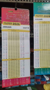 Kalender Hijriyah Persis Terbaru 2026. dilengkapi jadwal Sholat