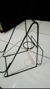 Tatakan/ Dudukan Tempat Simpan Cobek Dan Ulekan Kayu/ Batu Gratis Cempal Anyam 1 Pcs