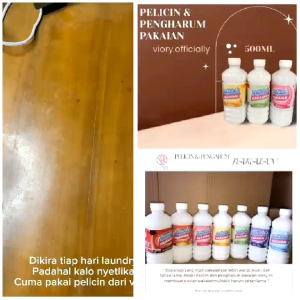 (BUBBLEWRAP) VIORY PELICIN & PENGHARUM PAKAIAN 500ML BERIJIN KEMENKES