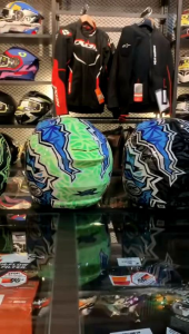 ARC LAGUNA BLUE HELMET FREE GIF IDEMITSU TOWELS Open Face Helmet