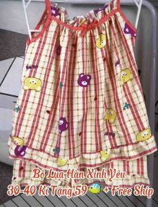 Size Đại 30-40 Kí Đồ Bộ Size Đại Bé Gái Chất Vải Lụa Hàn Mềm Nhẹ Thoáng Mát