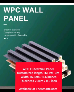 WPC wall panels fluted panel interior/exterior panel cladding 100cm-300cm*168*23mm