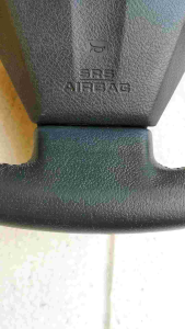 *USED* TOYOTA WISH ZGE20 VIOS DUGONG LEATHER STEERING WHEEL WITH PADDLE SHIFT