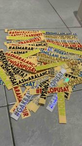 1Pcs Stiker Murah Viral “Dekengan Pusat” “Gak Bahaya Ta?”