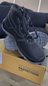 Delta Plus Jumper3 S3 SRC Safety Shoes Water Resistant Leather Construction Shoes Metal Toe Cap Work Shoes Steel Plate Oil Resistant Slip Resistant