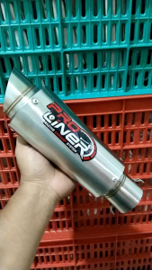 silencer knalpot proliner Tr1 short bahan stenlis bisa buat semua motor slincer saja