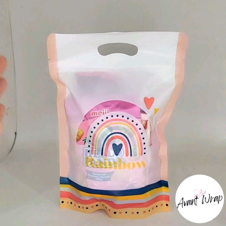 (50 PCS) PP1005 Rainbow Boho Hot Loot Bag Chips Bag Chipsbag Zip Candy Party Giveaway Souvenir