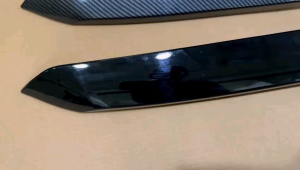 Hood Molding Zenix Modelista 2022 2024 2025 List Kap Mesin Hitam Carbon Glossy Doff