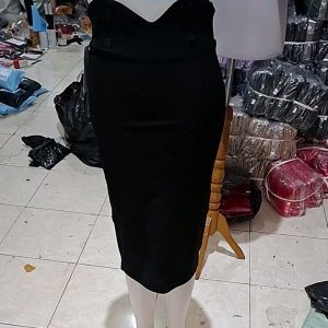 Gs Rok Midi Span 6855 Hitam