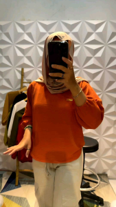 blus wanita crinkle airflow atasan terbaru 2023