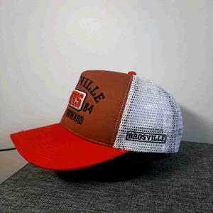 Topi Pira Dewasa Keren Model Baseball Trucker Jaring Logo Bordir Bisa Cod